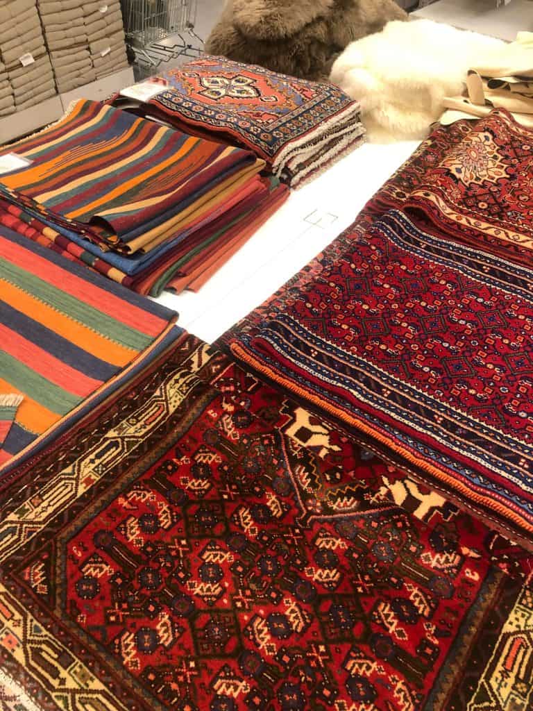 Bohemian rugs are pretty popular to bring in vibrant colors to a room!