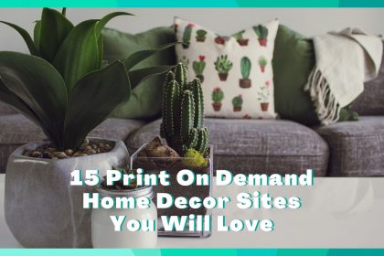 print on demand home decor