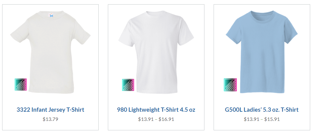 DIGISOFT print on demand t-shirts on CustomCat
