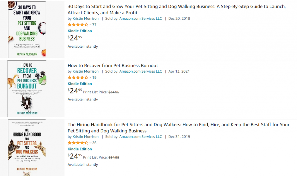 31 Best Side Hustles For Vet Techs: Write an e-book to self-publish with Amazon KDP