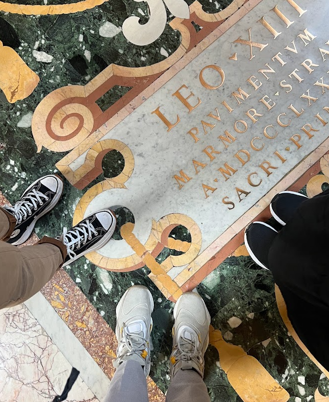 A pair of comfortable shoes can take you far - as far as the Vatican!