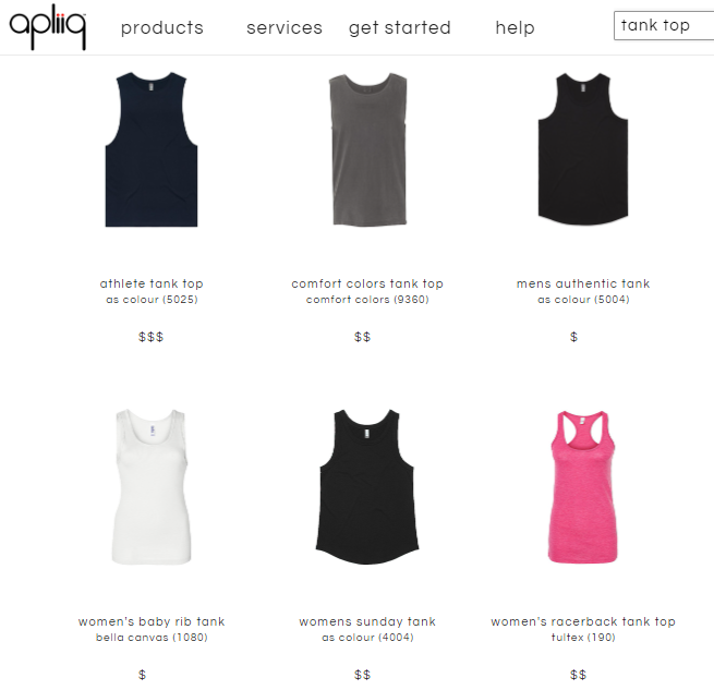 Types of tank tops you can design on Apliiq